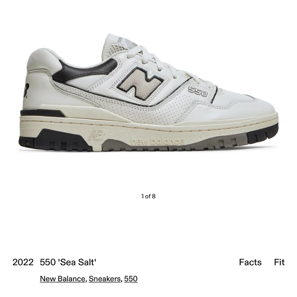 New balance 550 sea salt NWT (womens 7)